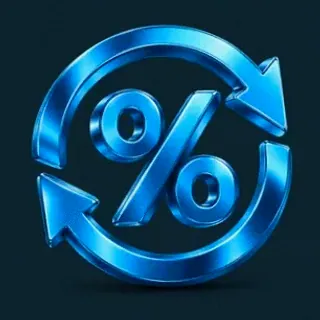 Percent cycle icon — VegaStars