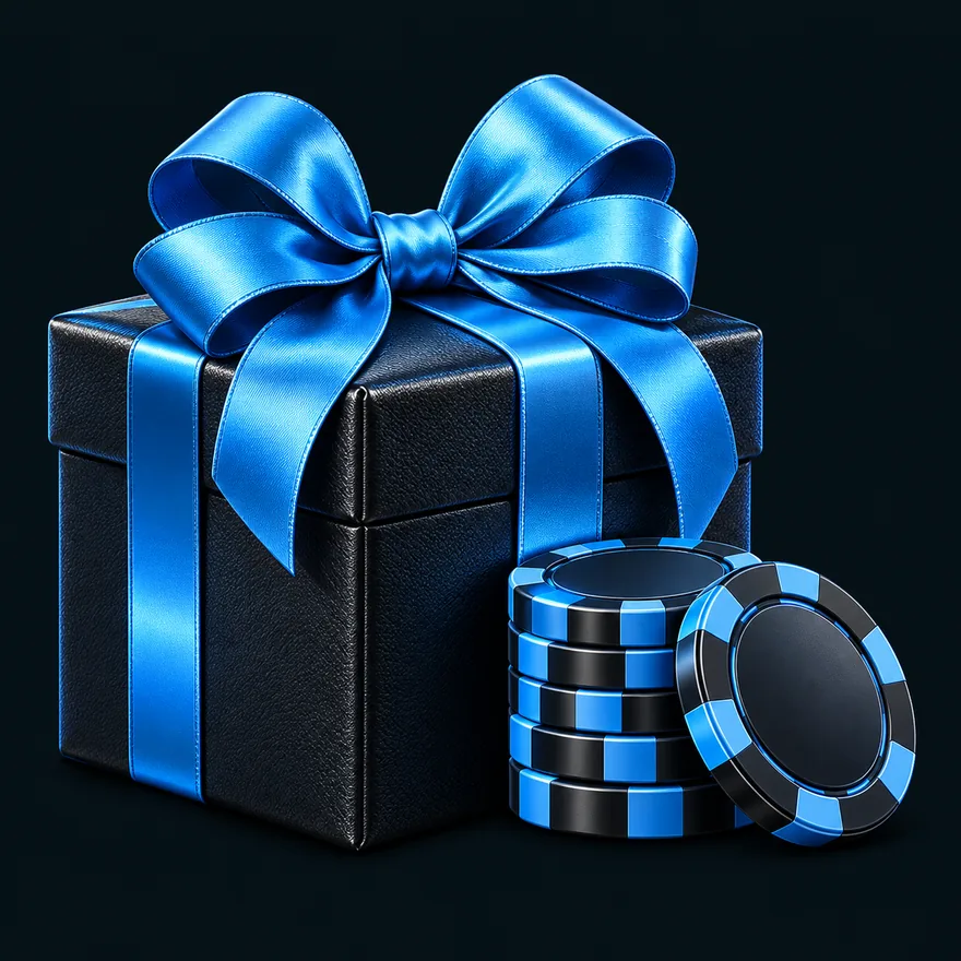 Gift box and chips — VegaStars