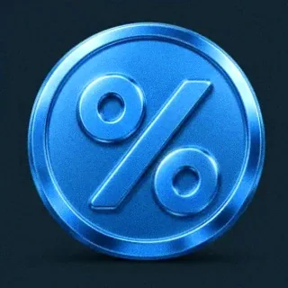 Gold percent coin — VegaStars