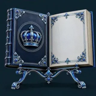 Ornate open book — VegaStars