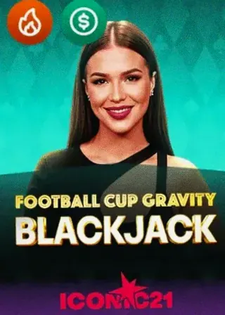 Football Cup Gravity Blackjack live game cover
